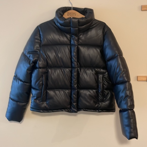 Dex l Faux Leather Mini Puffer - Picture 3 of 6